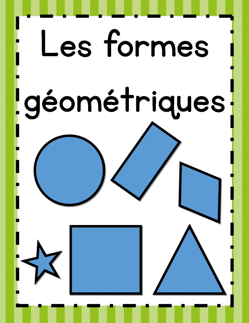 Affiches des formes géométriques – La boutique de Mathieu – Ressources