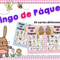 Bingo de Pâques (24 cartes différentes)