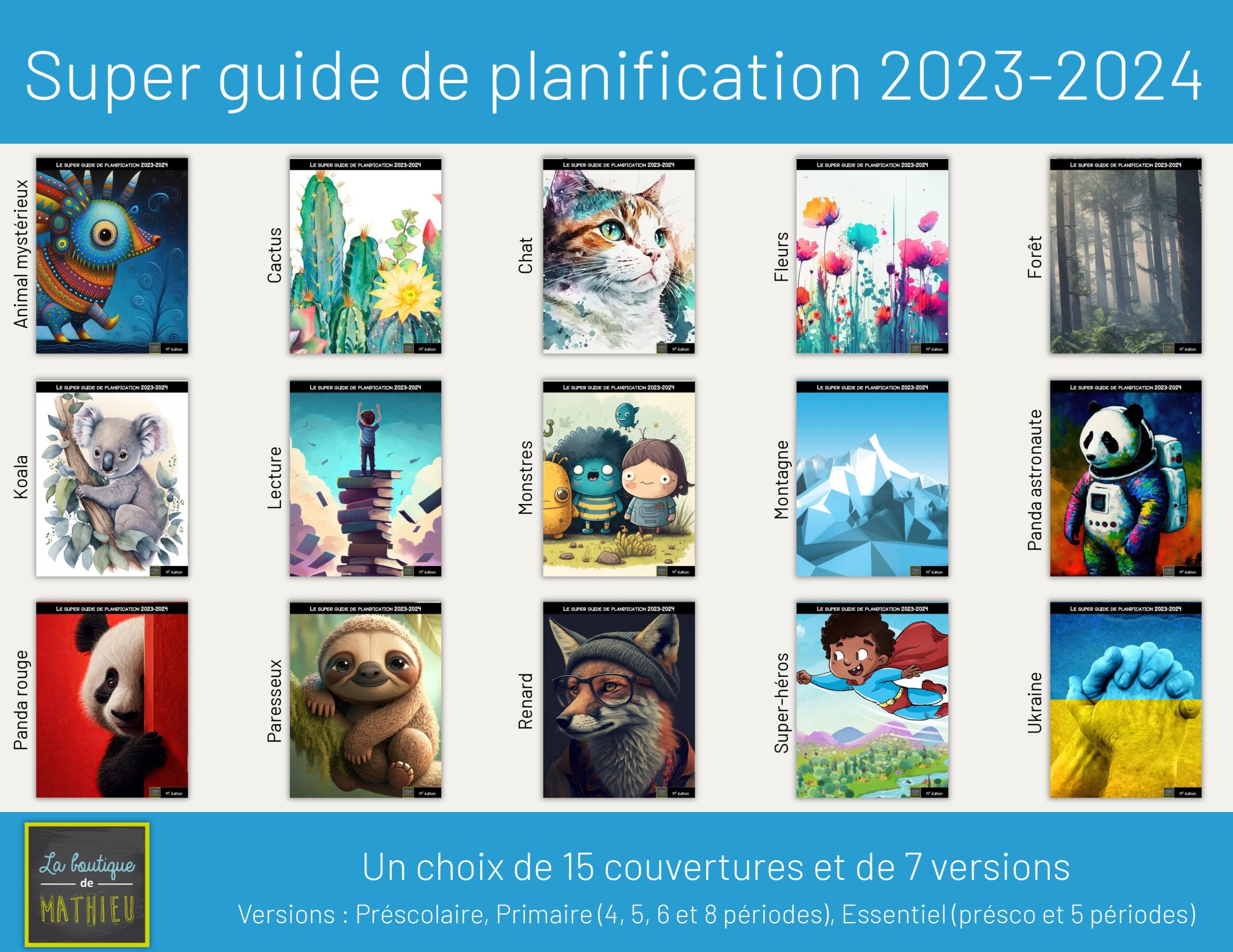 Agenda/planificateur 2023-2024