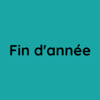 Fin d'année